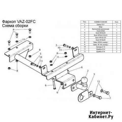 Фаркоп Нижний Ломов