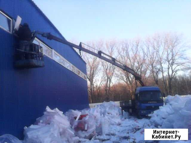 Услуги кран- манипулятор, автовышка, бурилка Новомосковск - изображение 1
