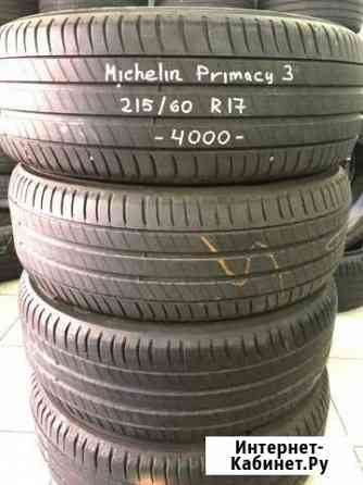 Michelin primacy 3 215/60 R17 - 4 шт, б/у Анапа
