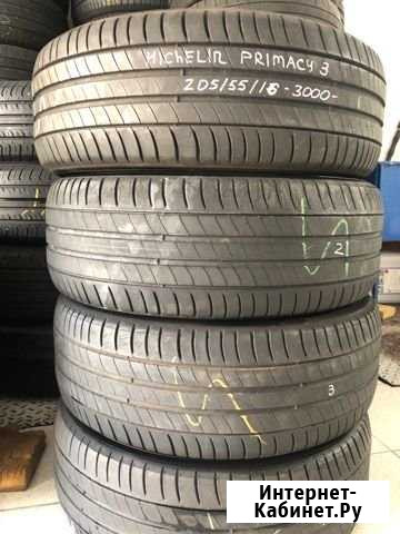 Michelin primacy 3 205/55/R16 -4шт б/у Анапа - изображение 1
