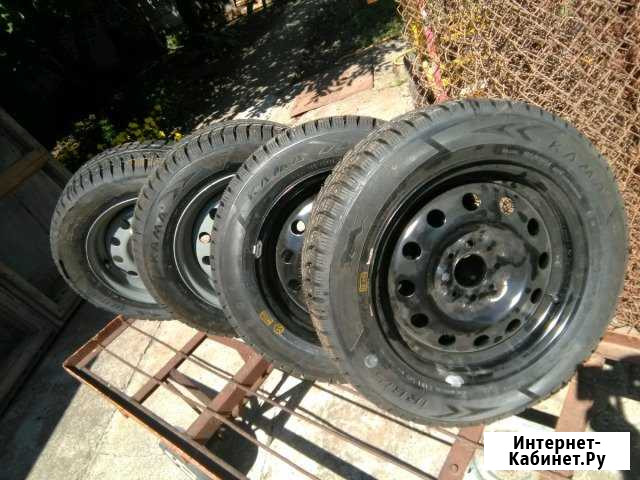 Шипованная резина с диском Кама 185/60/R15 Георгиевск - изображение 1