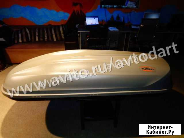 Автобокс PT Group Турино Спорт 480 л Серый +монтаж Ростов-на-Дону - изображение 1