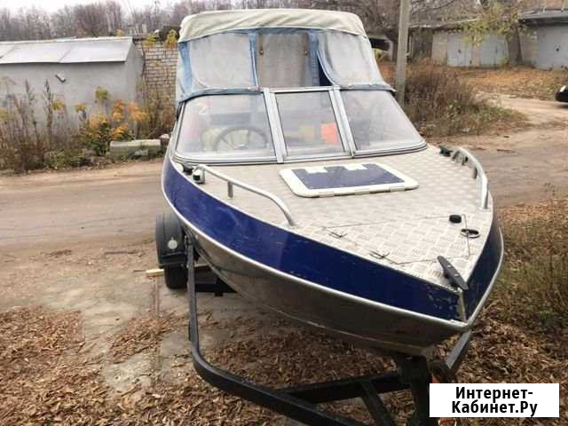 Волжанка 47, мотор Yamaha, автоприцеп Самара - изображение 1