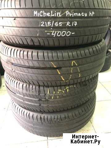 Michelin primacy hp 215/65 R17 - 4 шт, б/у Анапа - изображение 1