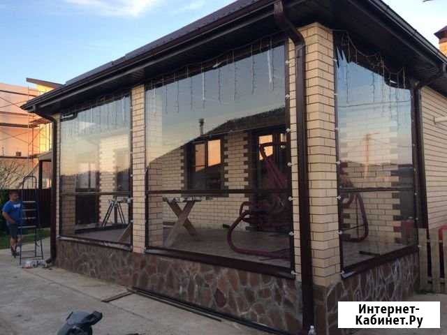 Мягкие окна из пвх + москитные сетки Краснодар - изображение 1