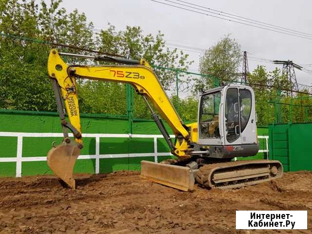 Аренда мини экскаватора 8 тн Wacker Neuson 75Z3 Москва - изображение 1