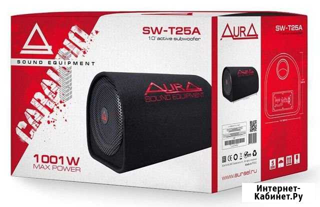 Активный корпусной сабвуфер aura SW-T25A Белгород - изображение 1