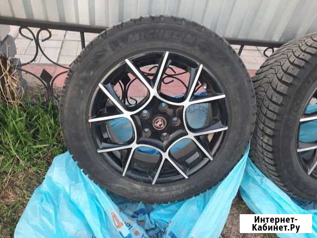 Калёса 16радиуз Резина michelin зима стояли Нижний Новгород - изображение 1
