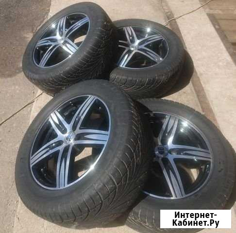 Колеса в сборе 225 55 16 6.5j pcd108x5 et45 Русско-Высоцкое - изображение 1