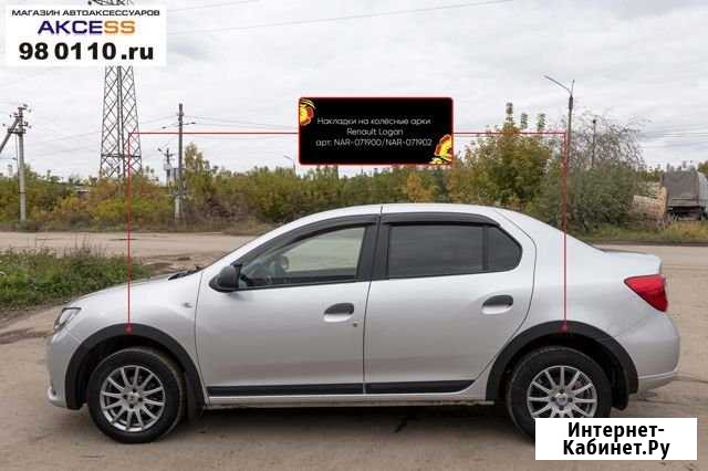 Накладки на арки Рено Логан (2014-2018) Волгоград - изображение 1