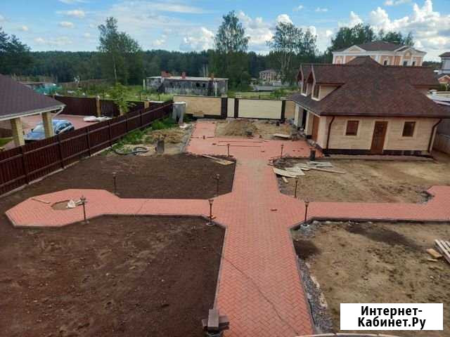 Укладка тротуарной плитки. Благоустройство террито Санкт-Петербург - изображение 1