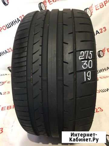 Летние шины бу R19 275 30 dunlop SP sport maxx 050 Краснодар - изображение 1