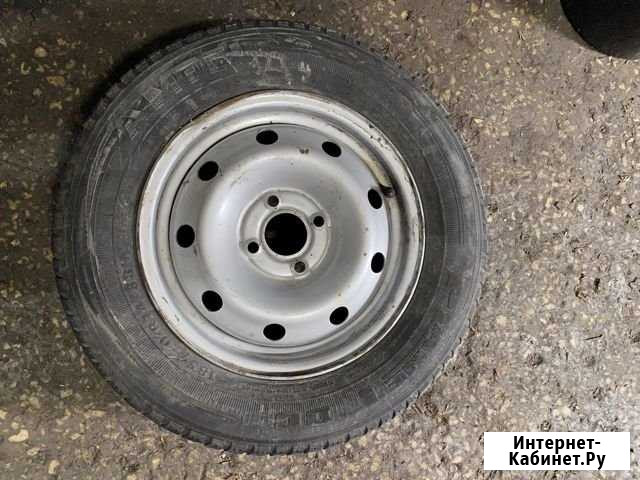 Колесо R14 4x100 на logan резиной 185/70/R14 Екатеринбург - изображение 1