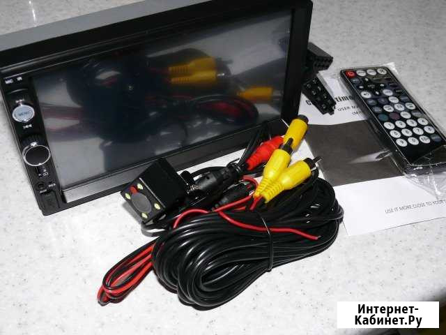 2Din Магнитола MP3/USB/Bluetooth c задней камерой Белгород - изображение 1