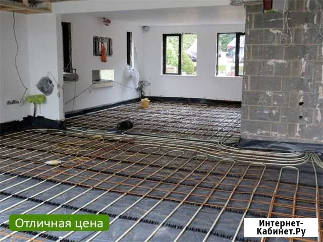 Отопление дома теплым полом Москва - изображение 1