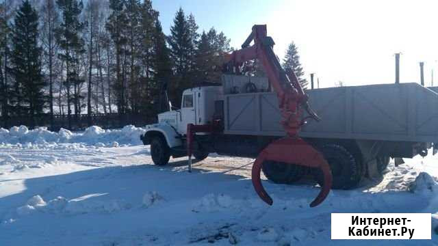 Услуги гидроманипулятора краз бортовой, бур Белебей - изображение 1