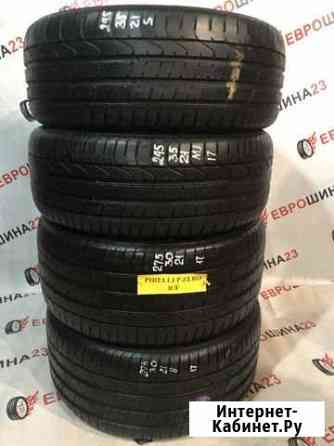 Комплект летних разношироких бу шин R21 pirelli RF Краснодар