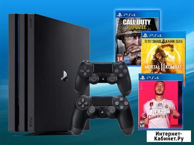 Аренда Прокат PS4 Sony Playstation 4 PRO Красноярск - изображение 1
