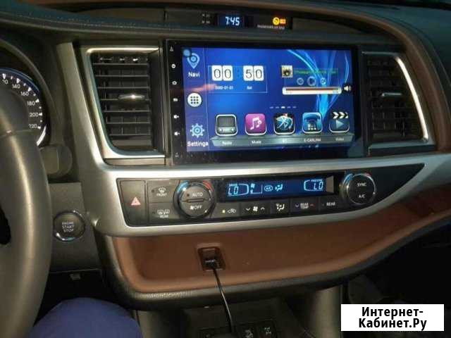 Toyota Highlander 2014 +, штатное гу c 10экраном Краснодар - изображение 1