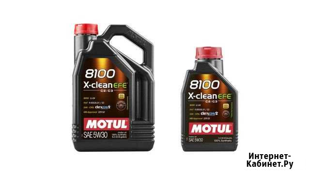 5W30 5L Motul 8100 X-clean EFE Калининград - изображение 1