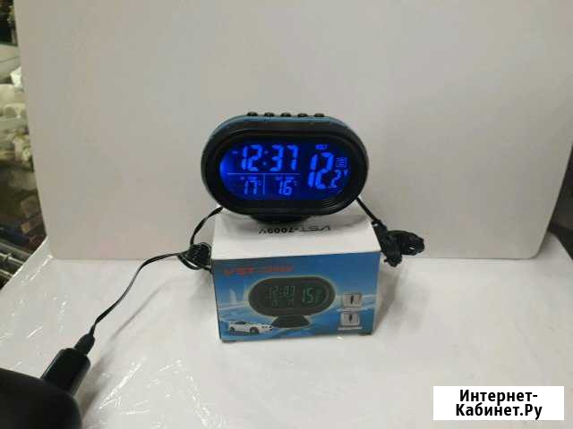 Авточасы-термометр/вольтметр Красноярск - изображение 1