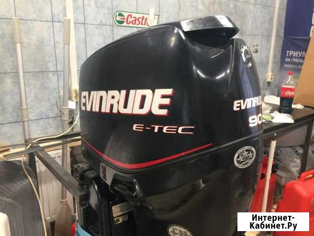 Лодочный мотор Evinrude E90dplscb Б/У Пенза - изображение 1