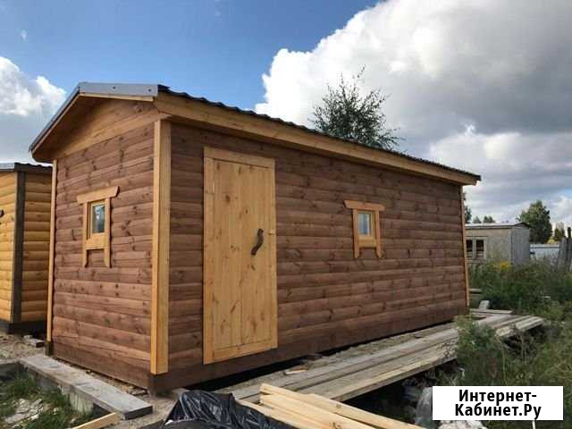 Баня под ключ 6х2,5х3м Орех-Сосна Арзамас - изображение 1