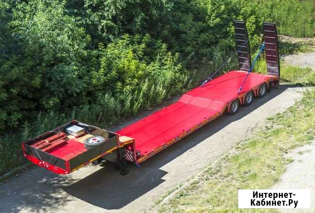 Полуприцеп-тяжеловоз трал Ломанный Корыто waltrak Прибельский - изображение 1