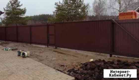 Заборы из профнастила Санкт-Петербург