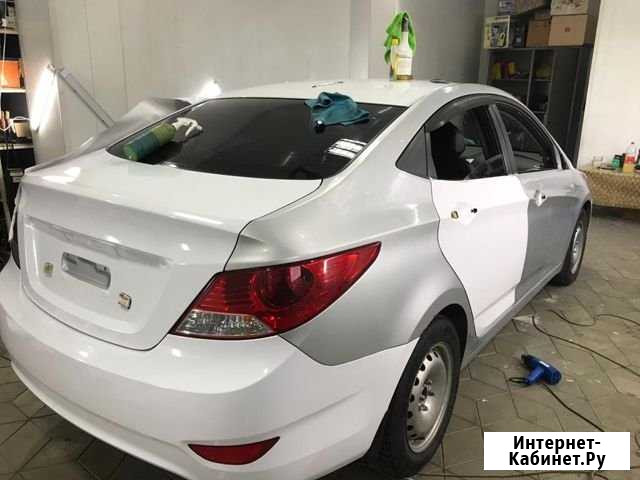 Оклейка плёнкой автомобиль под такси Краснодар - изображение 1