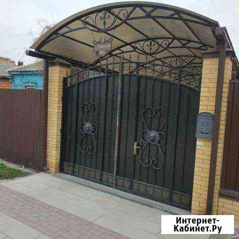 Изготовление ворот, решёток,навесов, изгородей Батайск