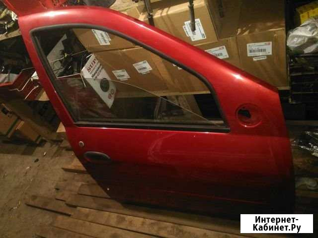 Дверь передняя правая лада ларгус красная Брянск - изображение 1