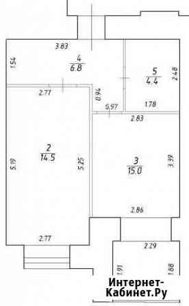 1-комнатная квартира, 45.6 м², 1/15 эт. на продажу в Рязани Рязань