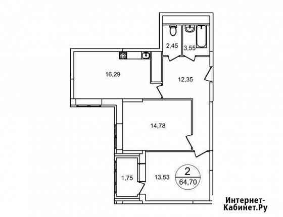 2-комнатная квартира, 64.7 м², 9/22 эт. на продажу в Балашихе Балашиха