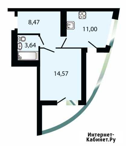 1-комнатная квартира, 45 м², 15/26 эт. на продажу в Новосибирске Новосибирск - изображение 1