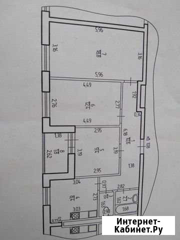 3-комнатная квартира, 66 м², 4/10 эт. на продажу в Уфе Уфа - изображение 1