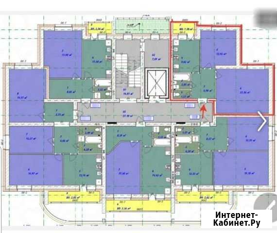 2-комнатная квартира, 58 м², 3/7 эт. на продажу в Ливнах Ливны - изображение 1