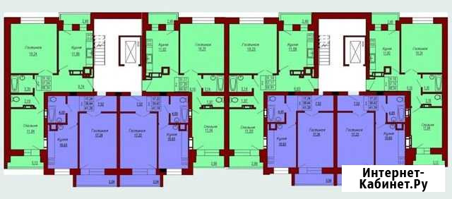 1-комнатная квартира, 42.8 м², 3/9 эт. на продажу в Оренбурге Оренбург - изображение 1