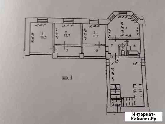 3-комнатная квартира, 82 м², 1/3 эт. на продажу в Нижнем Тагиле Нижний Тагил