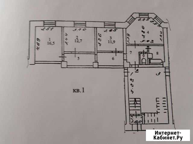 3-комнатная квартира, 82 м², 1/3 эт. на продажу в Нижнем Тагиле Нижний Тагил - изображение 1
