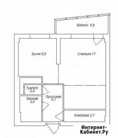 1-комнатная квартира, 40.8 м², 16/17 эт. на продажу в Видном Видное