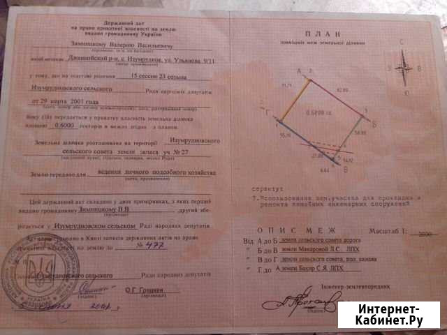 Участок СНТ, ДНП 60 сот. на продажу в Симоненко Симоненко - изображение 1