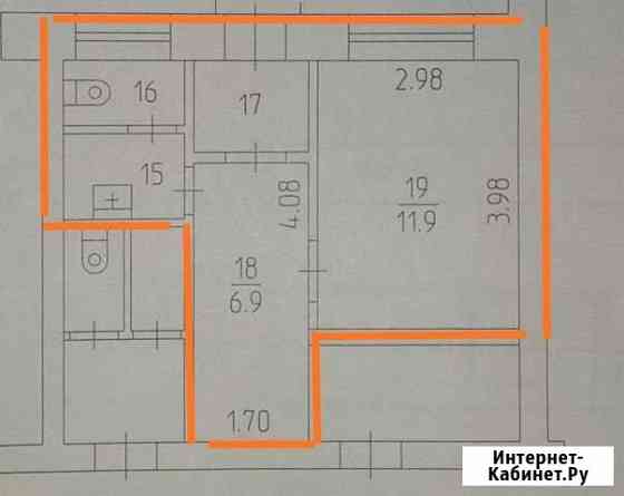 1-комнатная квартира, 25 м², 1/5 эт. на продажу в Перми Пермь