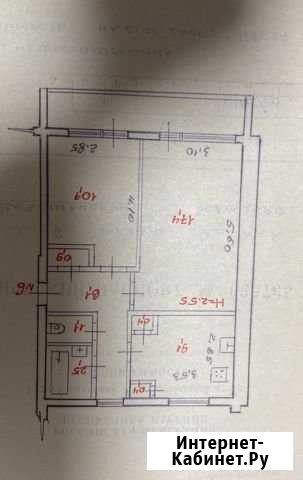 2-комнатная квартира, 48 м², 1/2 эт. на продажу в Пряже Пряжа - изображение 1