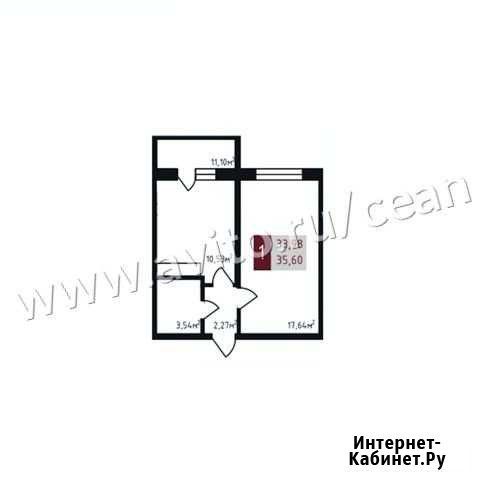 1-комнатная квартира, 35.6 м², 7/12 эт. на продажу в Новороссийске Новороссийск - изображение 1