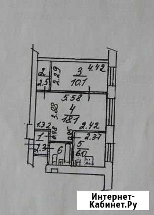 2-комнатная квартира, 42 м², 1/5 эт. на продажу в Рязани Рязань - изображение 1