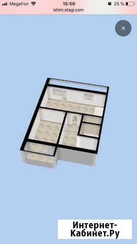 1-комнатная квартира, 56 м², 1/5 эт. на продажу в Ишиме Ишим - изображение 1