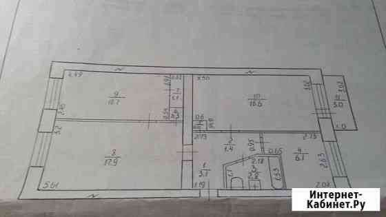 3-комнатная квартира, 60 м², 4/5 эт. на продажу в Карымском Карымское