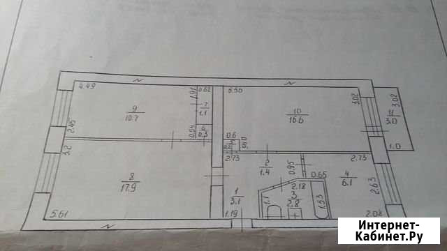 3-комнатная квартира, 60 м², 4/5 эт. на продажу в Карымском Карымское - изображение 1