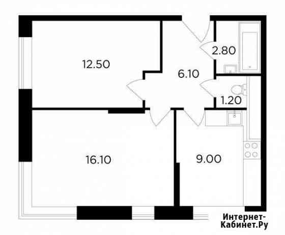 2-комнатная квартира, 47.7 м², 14/25 эт. на продажу в Одинцово Одинцово